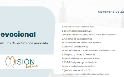 ¿Quién habitará en tu tabernáculo, Señor?