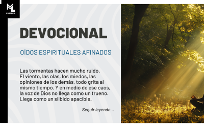 Oídos espirituales afinados